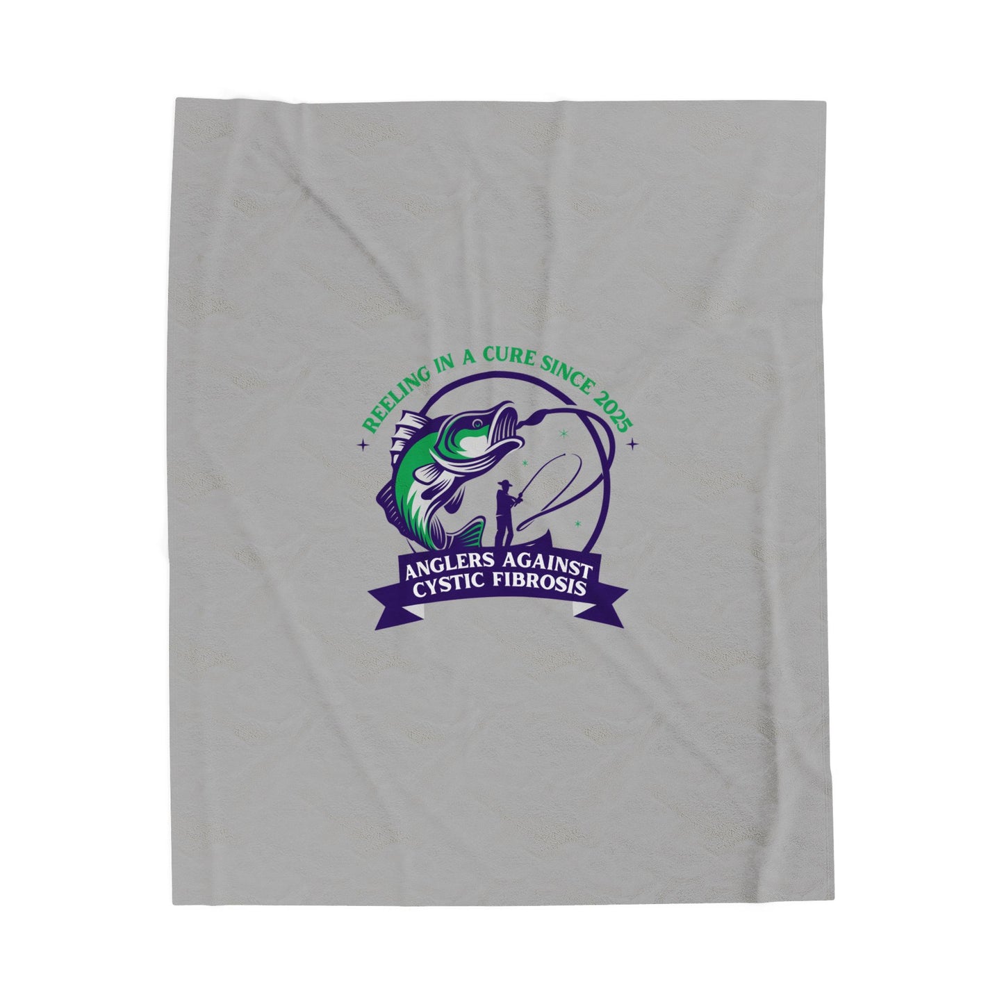 Velveteen Plush Blanket - Logo