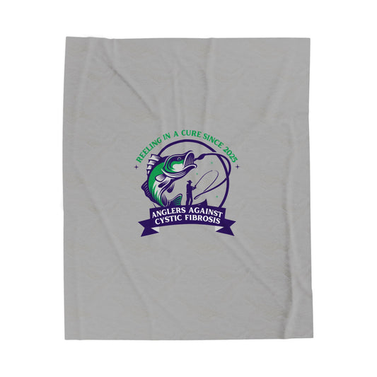 Velveteen Plush Blanket - Logo